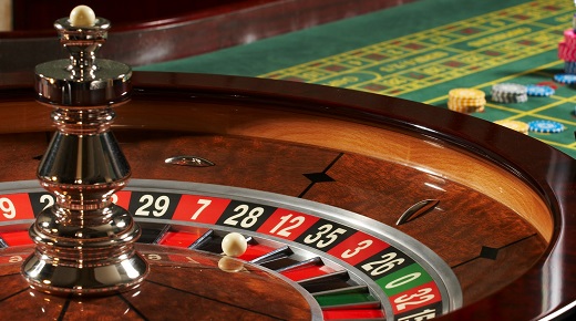 Roulette Wheel and table